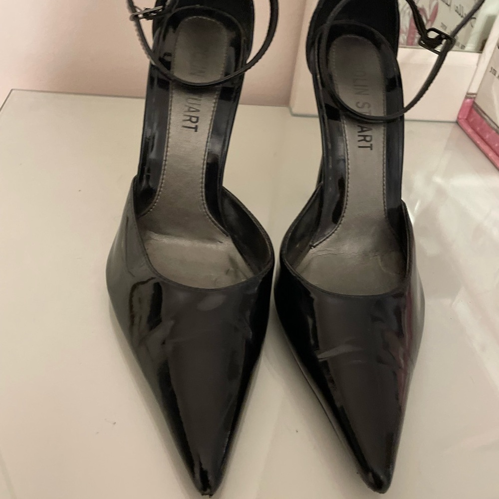 Colin Stuart Black Pointed Toe Heels